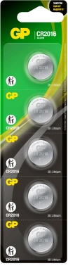 Батарея GP Lithium CR2016 (5шт)
