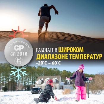 Батарея GP Lithium CR2016 (5шт)