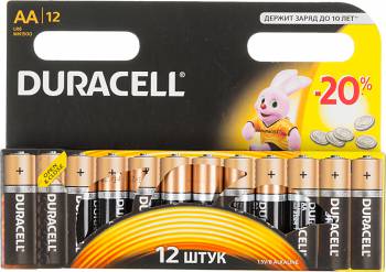Батарея Duracell Basic LR6-12BL MN1500