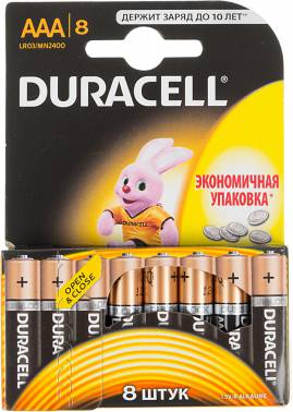 Батарея Duracell Basic LR03-8BL MN2400