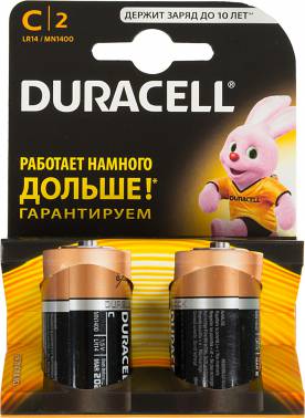 Батарея Duracell Basic LR14-2BL MN1400