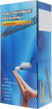 Пружины для переплета пластиковые Office Kit d=12мм 71-90лист A4 белый (100шт)  BP2031