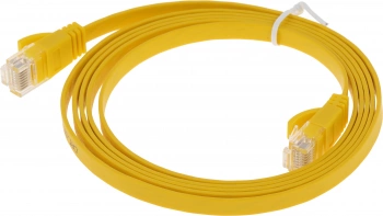 Патч-корд cat.5E stranded molded 1.5м желтый RJ-45 (m)-RJ-45 (m)