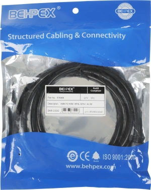 Кабель аудио-видео HDMI (m)/HDMI (m) 2м. черный