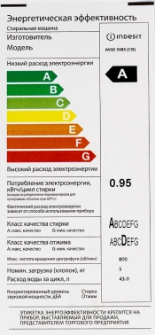 Стиральная машина Indesit EcoTime IWSD 5085