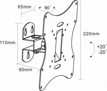 Кронштейн для телевизора Arm Media LCD-201