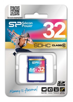 Флеш карта SDHC 32GB Silicon Power  SP032GBSDH010V10