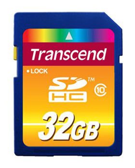 Флеш карта SDHC 32GB Transcend  TS32GSDHC10