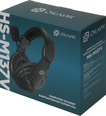 Наушники с микрофоном Оклик HS-M137V