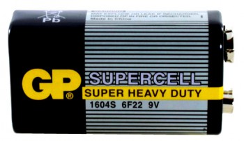 Батарея GP Supercell 1604S 6F22