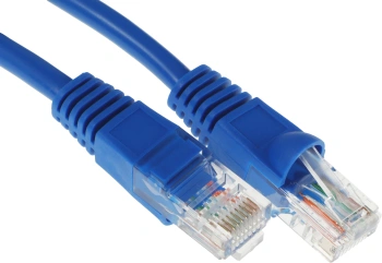 Патч-корд cat.5E molded 1м синий RJ-45 (m)-RJ-45 (m) (упак.:1шт)
