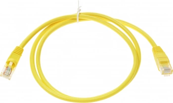 Патч-корд cat.5E molded 1м желтый RJ-45 (m)-RJ-45 (m) (упак.:1шт)