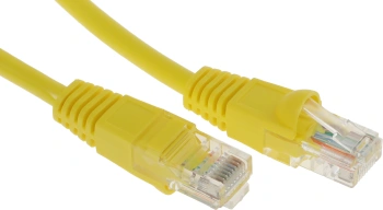 Патч-корд cat.5E molded 1м желтый RJ-45 (m)-RJ-45 (m) (упак.:1шт)