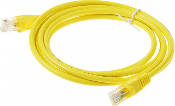 Патч-корд cat5E molded 2м желтый RJ-45 (m)-RJ-45 (m) (упак.:1шт)