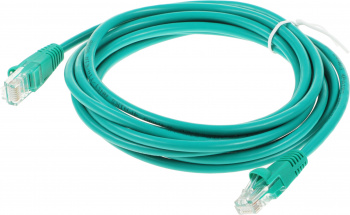 Патч-корд cat5E molded 3м зеленый RJ-45 (m)-RJ-45 (m) (упак.:1шт)