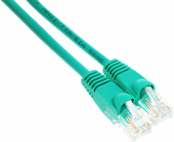 Патч-корд cat5E molded 3м зеленый RJ-45 (m)-RJ-45 (m) (упак.:1шт)