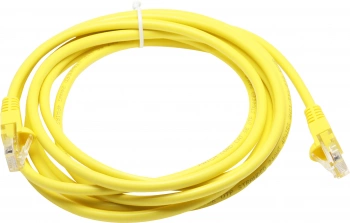 Патч-корд cat.5E molded 3м желтый RJ-45 (m)-RJ-45 (m)