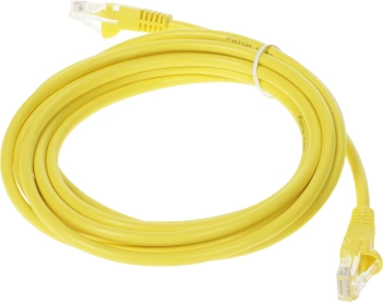 Патч-корд cat.5E molded 3м желтый RJ-45 (m)-RJ-45 (m)