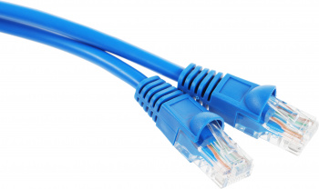 Патч-корд cat.5E molded 5м синий RJ-45 (m)-RJ-45 (m)