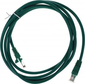 Патч-корд cat.5E molded 2м зеленый RJ-45 (m)-RJ-45 (m) (упак.:1шт)