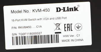 Коммутатор D-Link  KVM-450