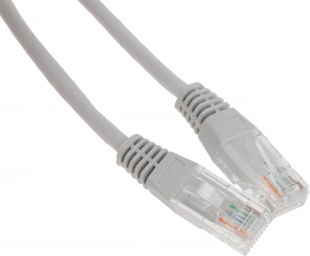 Патч-корд Lanmaster TWT-45-45-2.0-GY UTP RJ-45 вил.-вилка RJ-45 кат.5E 2м серый ПВХ (уп.:1шт)