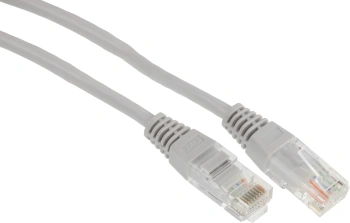Патч-корд Lanmaster TWT-45-45-3.0-GY UTP RJ-45 вил.-вилка RJ-45 кат.5E 3м серый ПВХ (уп.:1шт)