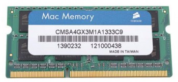 Память DDR3 4Gb 1333MHz Corsair  CMSA4GX3M1A1333C9