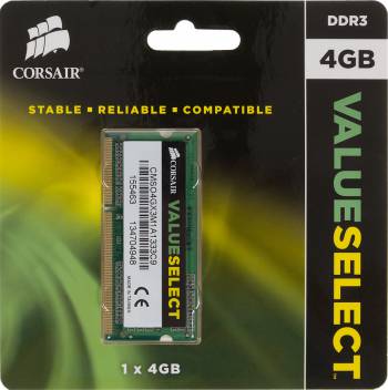 Память DDR3 4GB 1333MHz Corsair  CMSO4GX3M1A1333C9