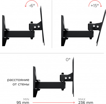 Кронштейн для телевизора Holder LCDS-5037