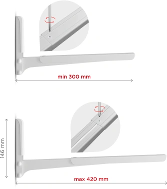 Кронштейн для СВЧ Holder MWS-2003