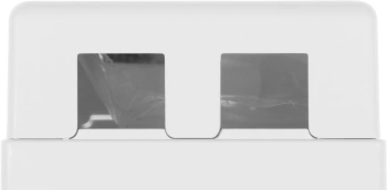 Коробка Lanmaster TWT-SA2-WH настенная 62x67x30мм крышка Keystone ПВХ белый