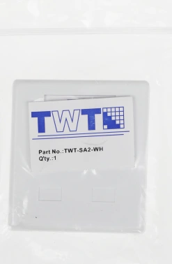 Коробка Lanmaster TWT-SA2-WH настенная 62x67x30мм крышка Keystone ПВХ белый