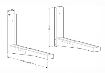 Кронштейн для СВЧ Holder MWS-2002