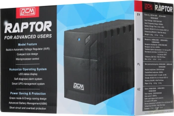 Источник бесперебойного питания Powercom Raptor RPT-600A EURO