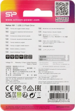 Флеш Диск Silicon Power 32Gb Helios 101