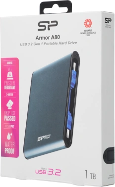 Жесткий диск Silicon Power USB3.0 1TB SP010TBPHDA80S3B A80