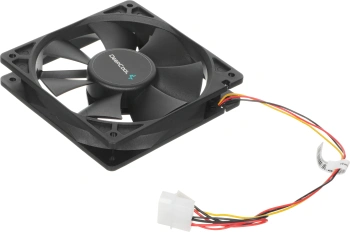 Вентилятор для корпуса Deepcool XFan 120 120х120x25 черный 3-pin 4-pin (Molex) 24дБ (DP-FDC-XF120) Ret