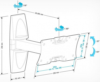 Кронштейн для телевизора Holder LCDS-5063