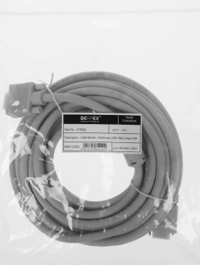 Кабель DB15 (m) DB15 (m) 10м (CABLE10) феррит.кольца