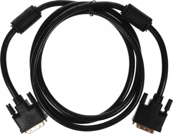 Кабель DVI-D (m) DVI-D (m) 1.8м феррит.кольца черный