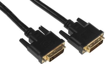 Кабель DVI-D (m) DVI-D (m) 1.8м феррит.кольца черный