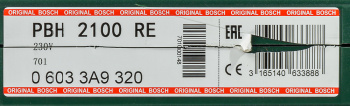 Перфоратор Bosch PBH 2100 RE