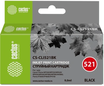 Картридж струйный Cactus CS-CLI521BK