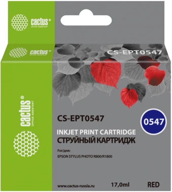 Картридж струйный Cactus CS-EPT0547