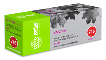 Картридж лазерный Cactus CS-C716M