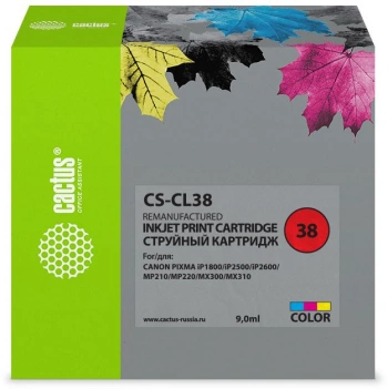 Картридж струйный Cactus CS-CL38