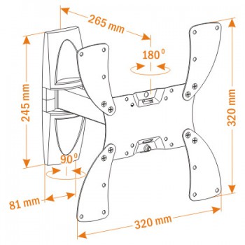 Кронштейн для телевизора Holder LCDS-5020
