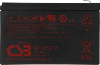 Батарея для ИБП CSB GP1272 F2 (12V28W)
