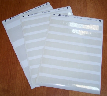 Маркер Lanmaster LAN-MCL-20X13X10 20x13мм полиэстр (упак:50шт) для лазерных принтеров белый